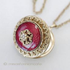 （画像用） ロケット ペンダントネックレス