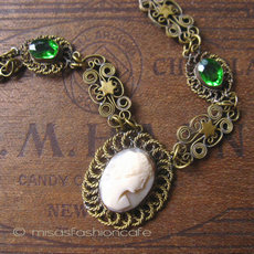 （画像用） シェルカメオ ネックレス