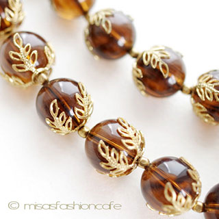 （画像用） Ｔｒｉｆａｒｉ　 トリファリ 金葉べっ甲 ネックレス