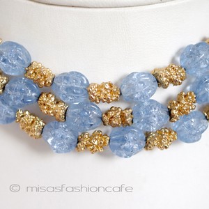 （画像用） Trifari　トリファリ 　アートグラス　ネックレス