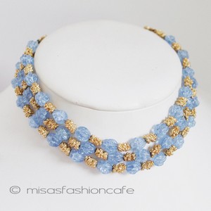 （画像用） Trifari　トリファリ 　アートグラス　ネックレス