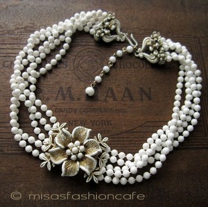 （画像用） Florenza フロレンツァ 　フラワーネックレス