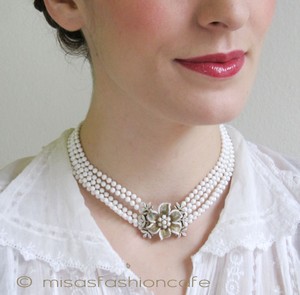 （画像用） Florenza フロレンツァ 　フラワーネックレス