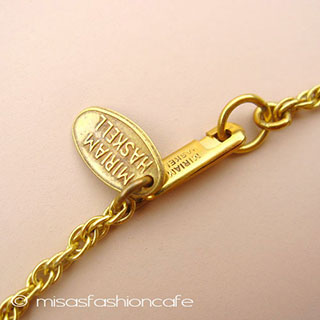 （画像用） Miriam Haskell ミリアムハスケル ネックレス