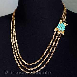 （画像用） Ｔｒｉｆａｒｉ　 トリファリ 紫陽花　ネックレス