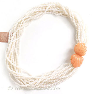 （画像用） Trifari　 トリファリ パール12連ネックレス