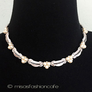 （画像用） Ｔｒｉｆａｒｉ　 トリファリ パール花　 ネックレス