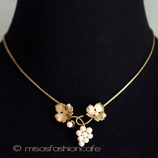 （画像用） 真珠の葡萄　14Kgf Ｋｒｅｍｅｎｔｚ　ネックレス