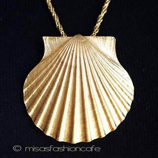 （画像用） クラウン　トリファリ Ｔｒｉｆａｒｉ　貝ネックレス