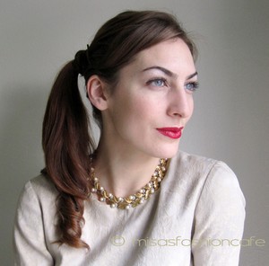 （画像用） Trifari　トリファリ　豪華 パールどんぐりネックレス