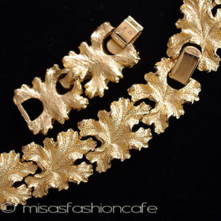 （画像用） Ｔｒｉｆａｒｉ　トリファリ 金葉　ネックレス