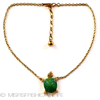 （画像用） Trifari　 トリファリ カメ　ネックレス