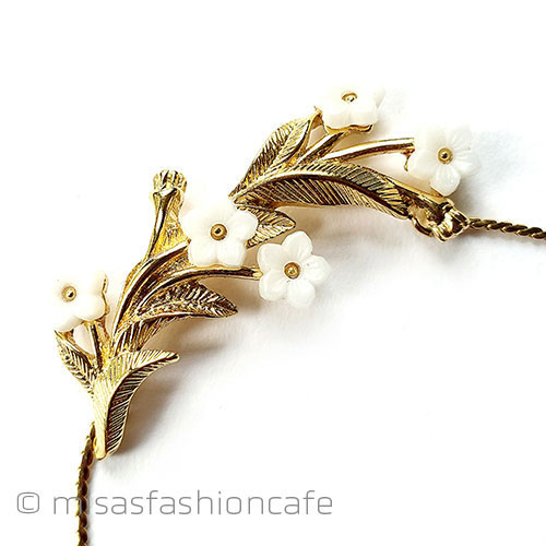 （画像用） Trifari　 トリファリ 花束　ネックレス