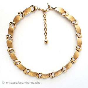 （画像用） Trifari　 トリファリ りぼん　ネックレス