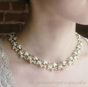 （画像用） Coro　パール花ネックレス