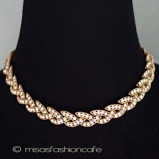 （画像用） Trifari　 トリファリ クリスタル　ネックレス