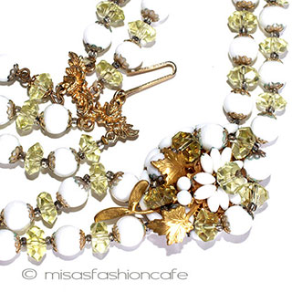 （画像用） Robert DeMario お花　ネックレス