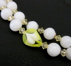 （画像用） ガラス2連ネックレス