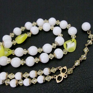 （画像用） ガラス2連ネックレス