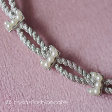 （画像用） Trifari　トリファリ パール ネックレス