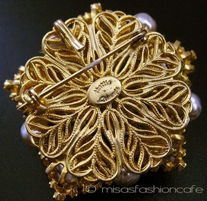 （画像用） Hattie Carnegie ブローチ兼ペンダント