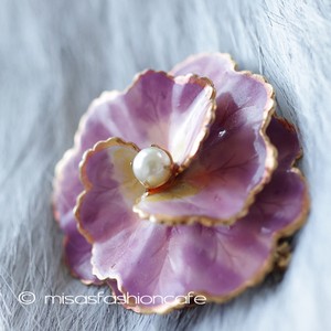 （画像用） Original By Robert フラワー　ブローチ