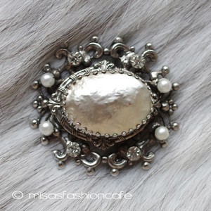 （画像用） バロックパール　ＲＳ ブローチ兼ペンダント