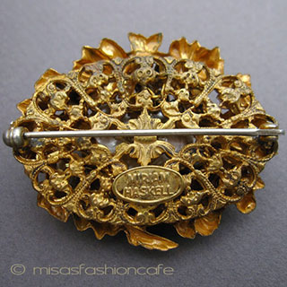 （画像用） Miriam Haskell ミリアムハスケル ブローチ