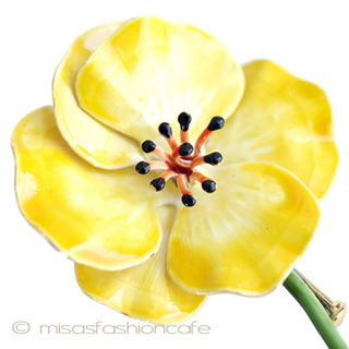 （画像用） Oroginal by Robert ポピーの花ブローチ