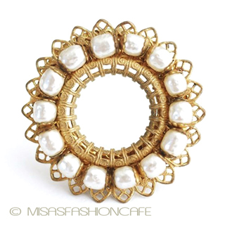 （画像用） ミリアムハスケル バロックパールブローチ