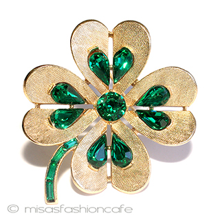 （画像用） Ｔｒｉｆａｒｉ　 トリファリ クローバー　ブローチ