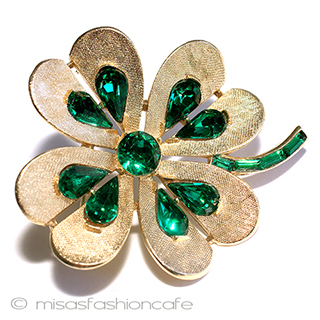 （画像用） Ｔｒｉｆａｒｉ　 トリファリ クローバー　ブローチ