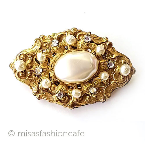 （画像用） ミリアムハスケル　刻印 バロックパール＆クリスタル