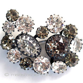 （画像用） Ａｕｓｔｒｉａオーストリア製 クリスタル　ブローチ