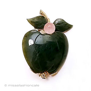 （画像用） SWOBODA　スワボダ 天然石・翡翠の林檎