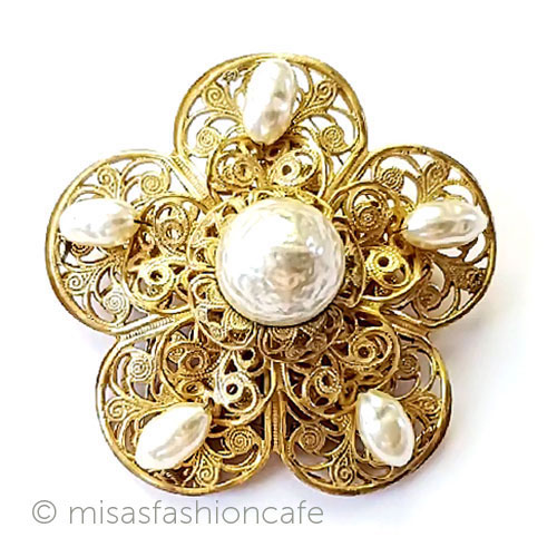 （画像用） ミリアムハスケル　刻印 バロックパールの花