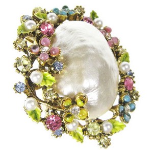 （画像用） ART刻印　お花ブローチ