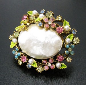 （画像用） ART刻印　お花ブローチ