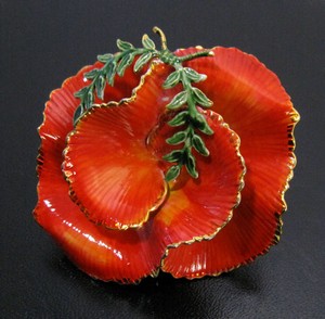 （画像用） Original By Robert　 ポピー　ブローチ