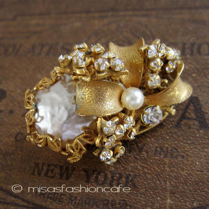 （画像用） Miriam Haskell ミリアムハスケル ブローチ