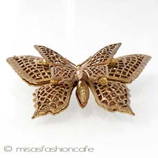 （画像用） Miriam Haskell ミリアムハスケル ブローチ