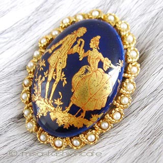 （画像用） フランス製 アートブローチ