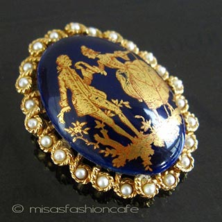 （画像用） フランス製 アートブローチ