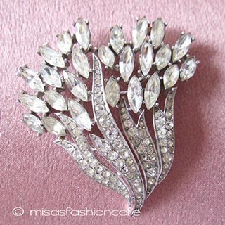 （画像用） クラウントリファリ Trifari ブローチ