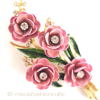 （画像用） クラウン　トリファリ Trifari　花ブーケ