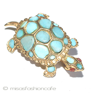 （画像用） ＳＷＯＢＯＤＡ・スワボダ 天然石ターコイズのカメ