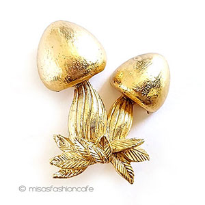 （画像用） ヴィンテージジュエリー Napier刻印　きのこ