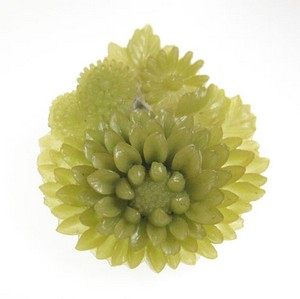 （画像用） フラワー　カメオ　 セルロイド　ブローチ