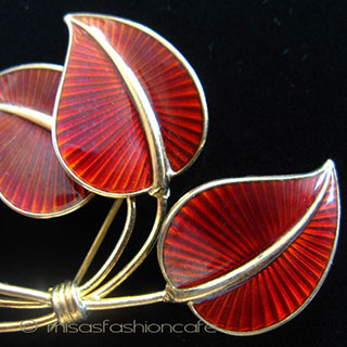 （画像用） ノルウェイ製　ブローチ SterlingSilver　銀製