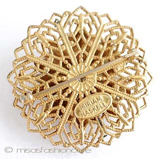 （画像用） ミリアムハスケル　 Ｈａｓｋｅｌｌ　ブローチ